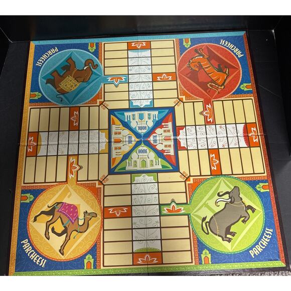 Parcheesi The Classic Game of India Milton Bradley Board Game 100% Complete 2001 - Picture 6 of 11